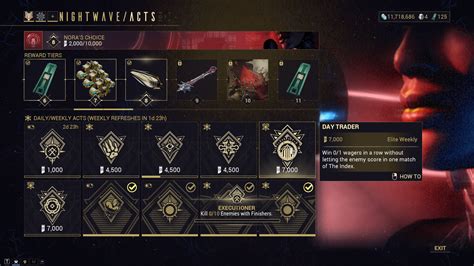 nightwave day trader|Day Trader Nightwave Challenge : r/Warframe .